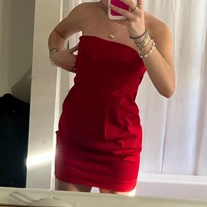 EXPRESS red cocktail dress